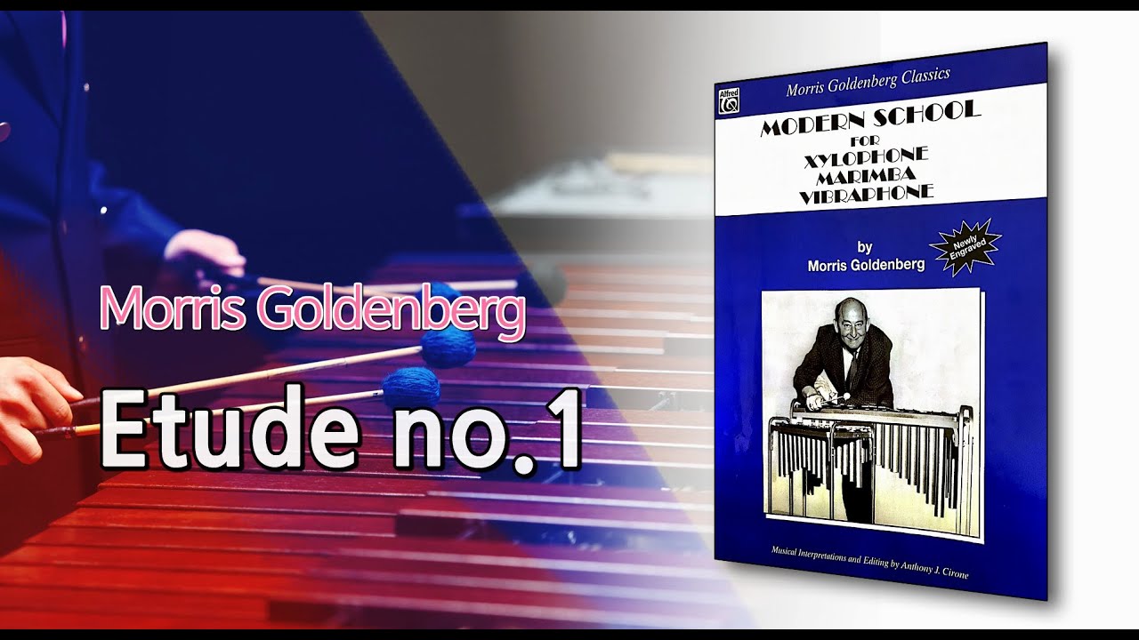 Etude no.1 from Modern School for Xylophone Marimba Vibraphone by Morris Goldenberg