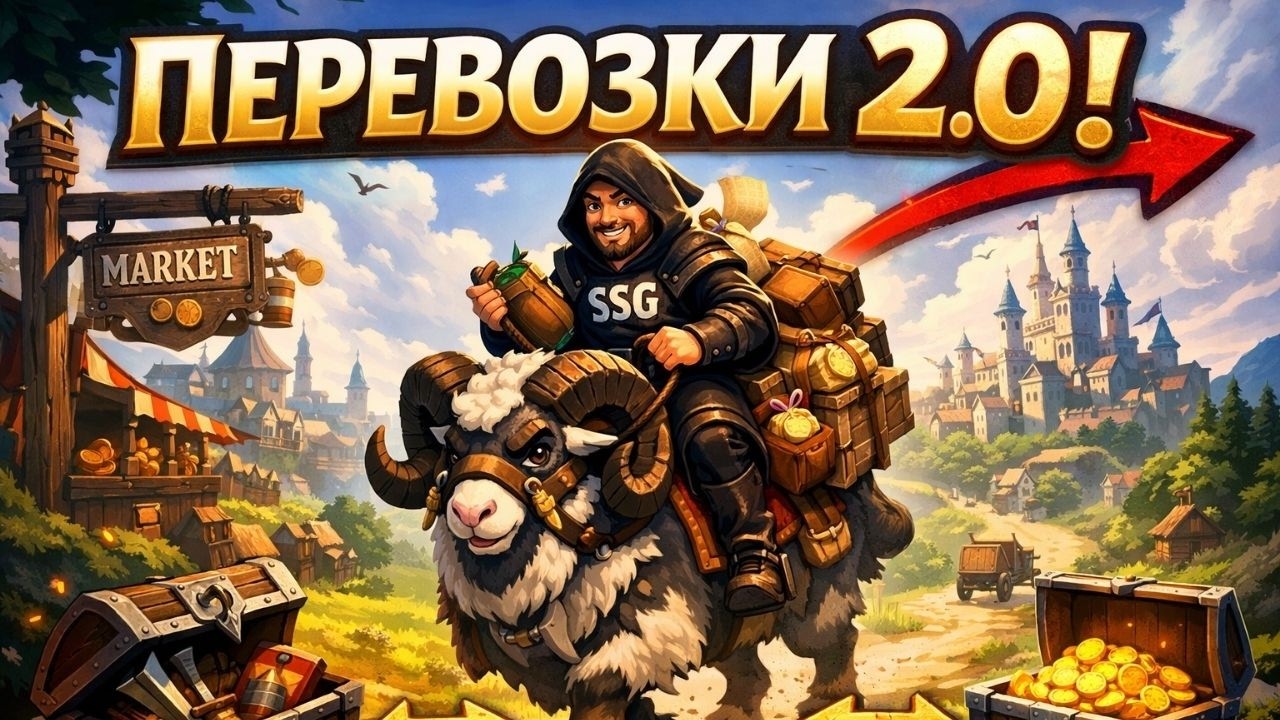ПЕРЕВОЗКИ 2.0 в Albion Online 💰 Как ЗАРАБАТЫВАТЬ на маркете и возить БЕЗ СЛИВОВ!