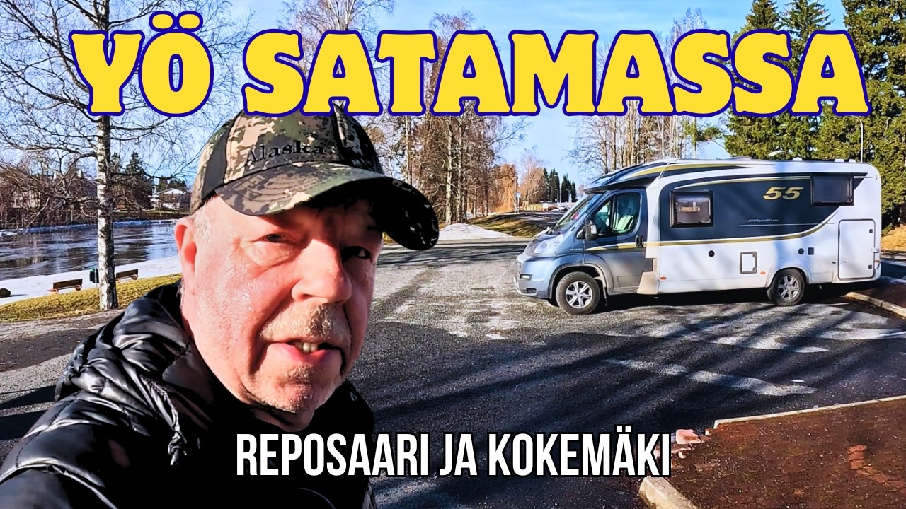 REPOSAAREN PUSKAPARKKI TESTISSÄ – Pilkkipaikkavinkki & Kokemäenjoen tulvatilanne