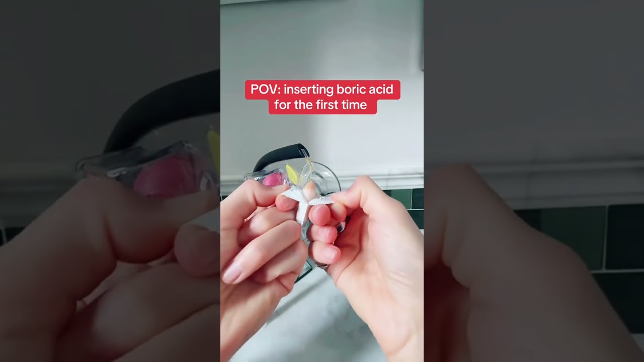 When boric acid is used for vaginal infections, it comes in the form of powder or a capsule to