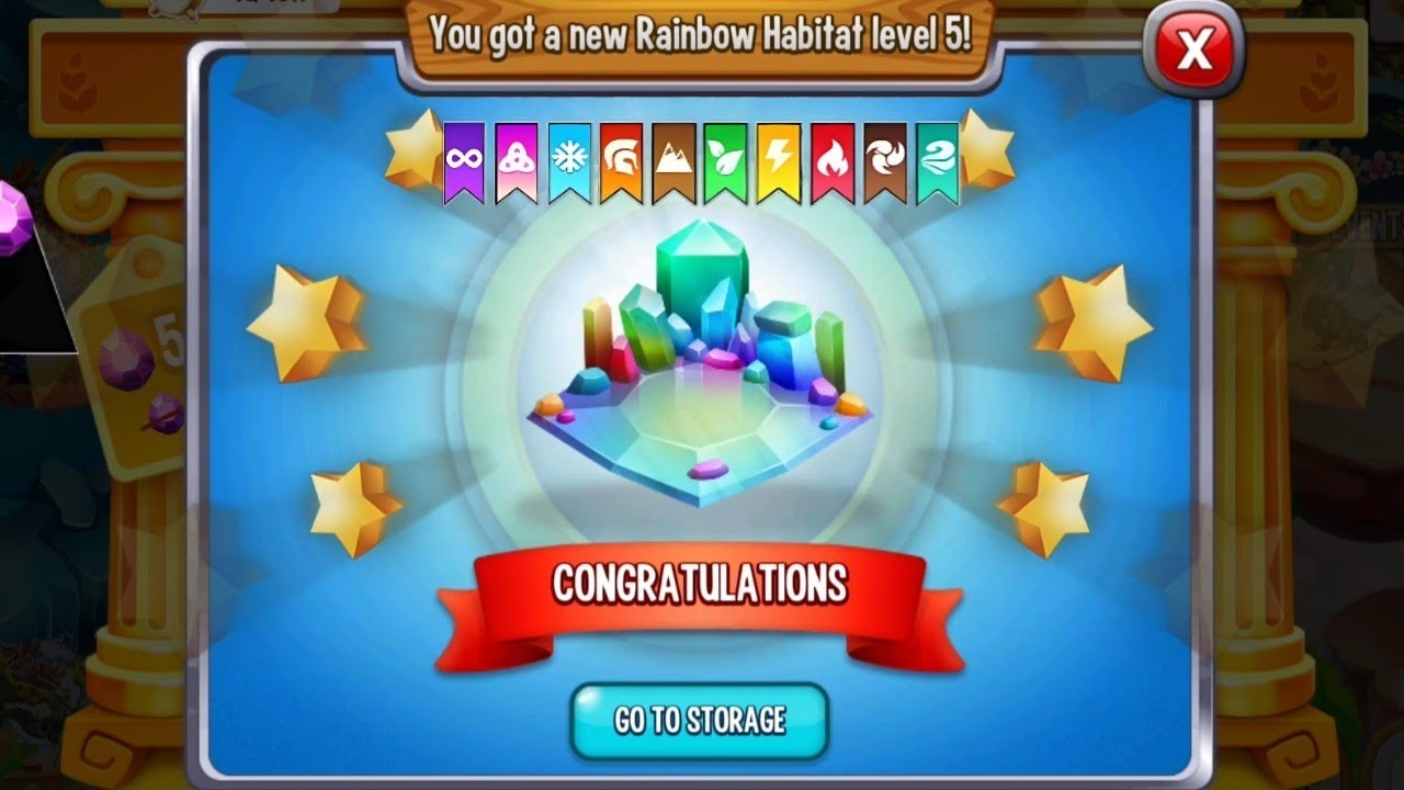 Buy Rainbow Habitat In Dragon City ! BEST HABITAT !