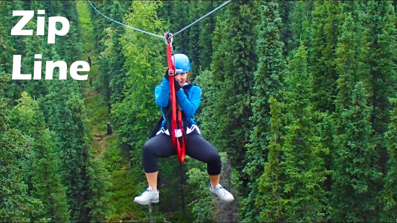 Ziplining in Alaska - Denali Park Zipline