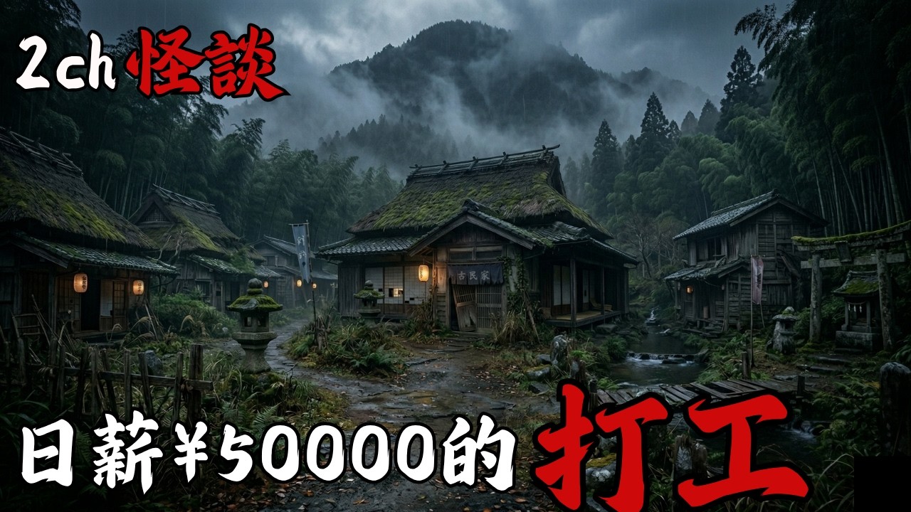 日本2ch最詭異的怪談之一 : 網友真實經歷，這個鄉下邪教村莊竟然提供五萬日薪的打工，我為了錢去了&hellip;..卻差點回不來了 |  恐怖故事 | 鬼故事 | 長篇日本怪談