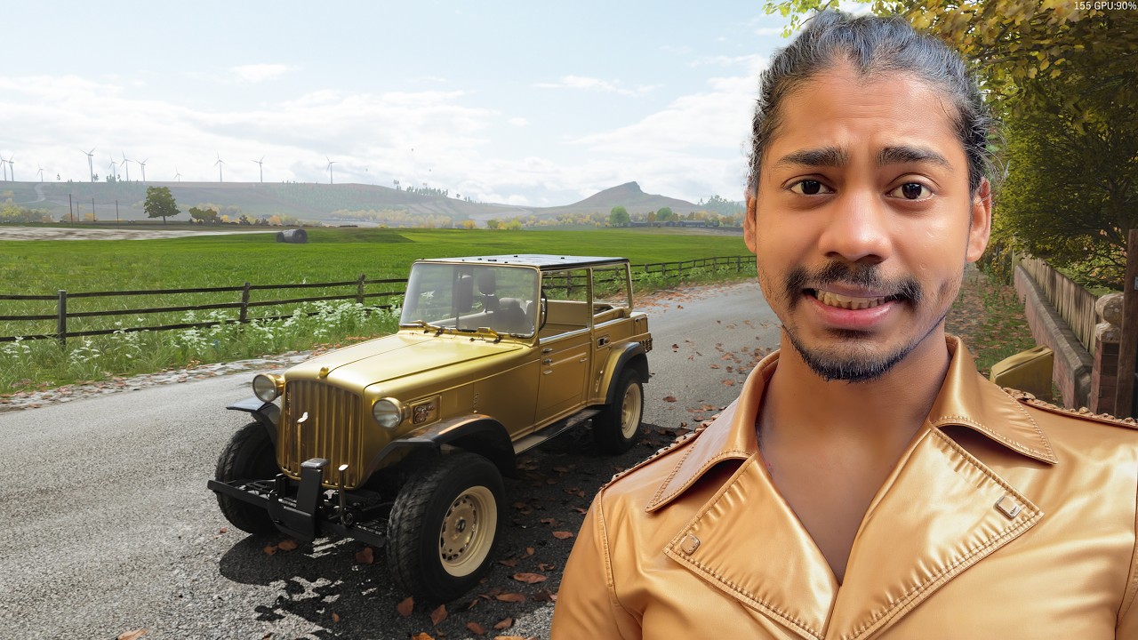 CJ5 RENEGADE 1976 JEEP - CAR DRIVE | FORZA HORIZON 4 | GAURAV MEHTO GAMING