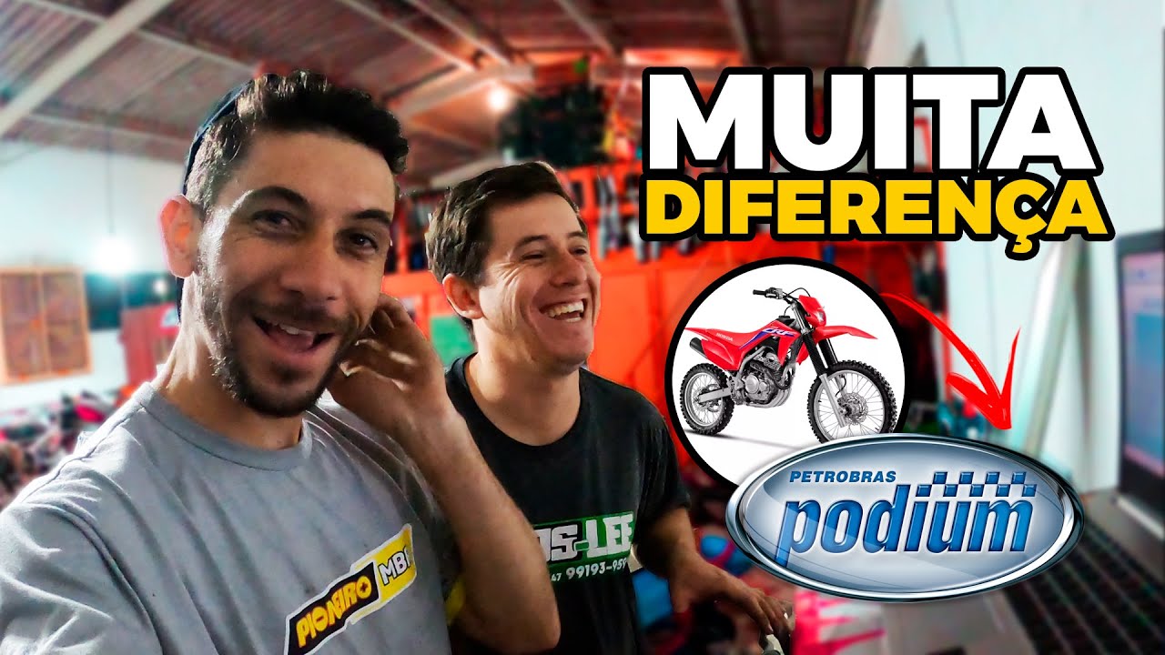 GASOLINA PODIUM NA CRF 250F D&Aacute; MAIS POT&Ecirc;NCIA? N&Oacute;S TESTAMOS