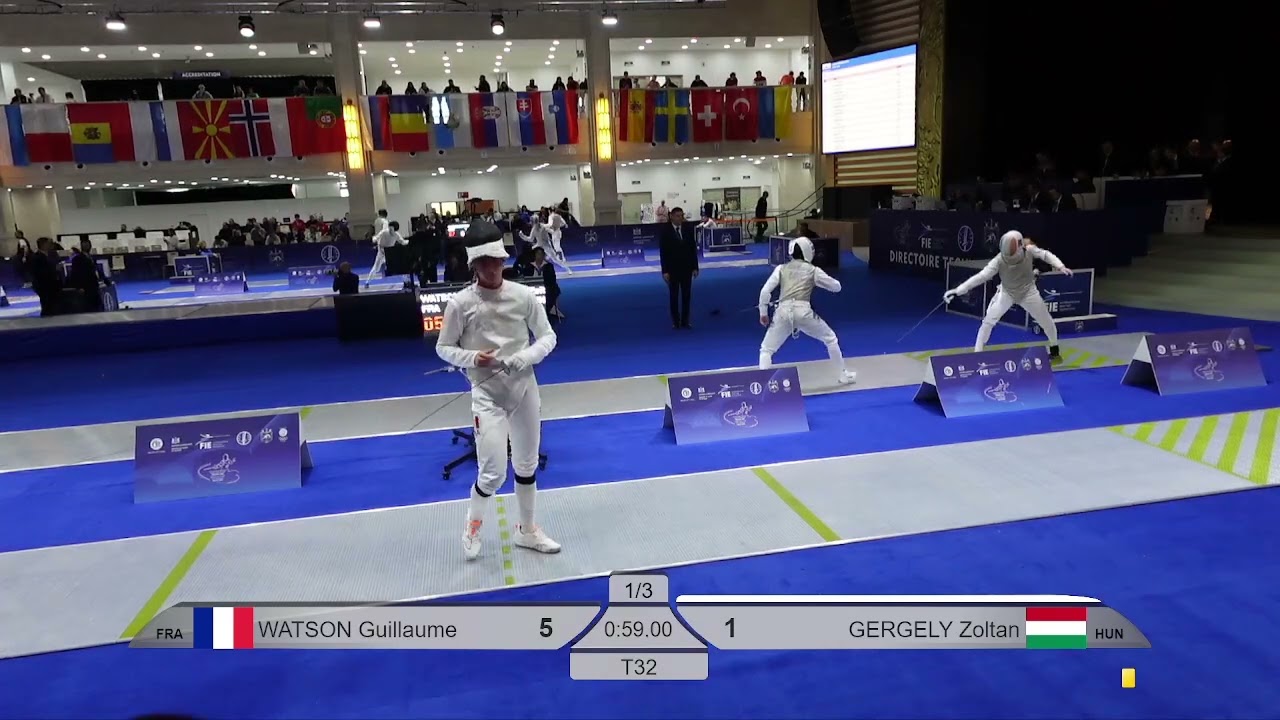 2026 352 T32 05 M F Individual Tbilisi GEO Yellow GERGELY HUN vs WATSON FRA