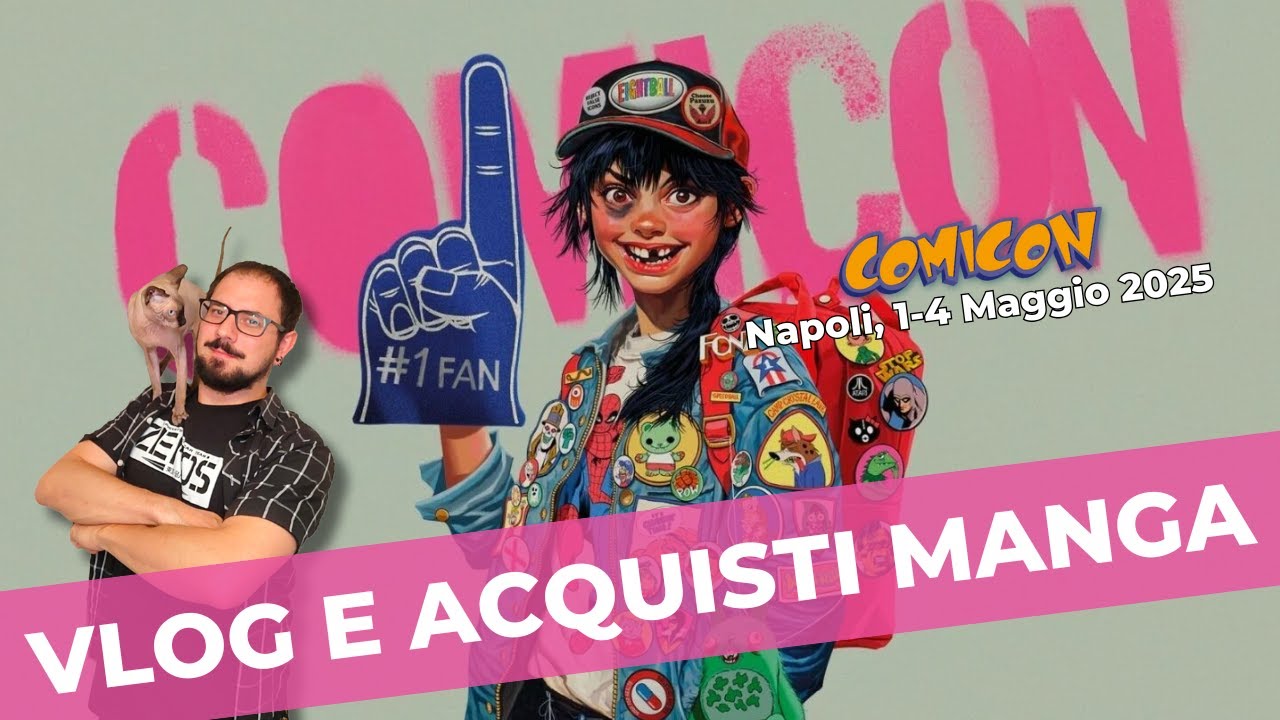 COMICON NAPOLI 2025 - ACQUISTI MANGA E VLOG! La Mia Esperienza!