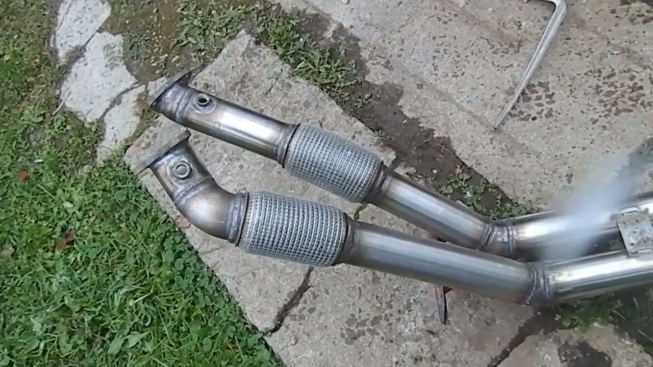5_Выпускная система SWAP Octavia A7 VR6 3.6 Turbo Biturbo