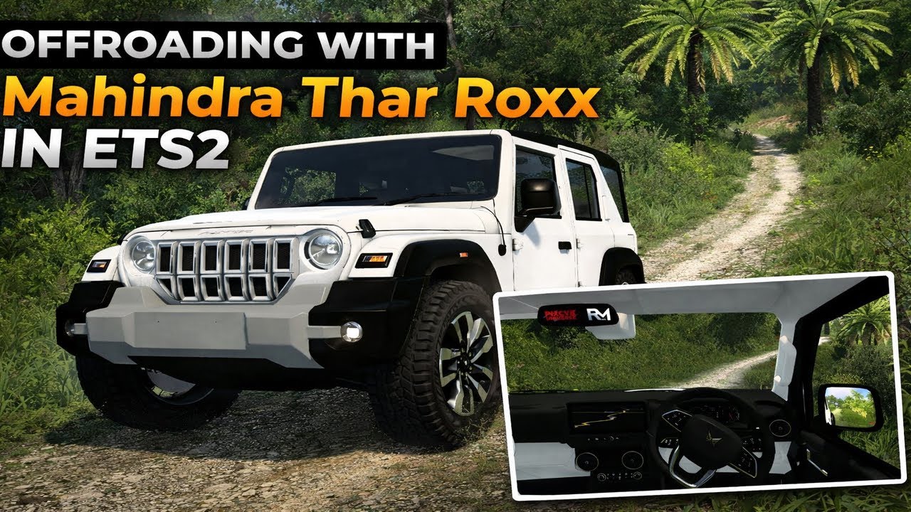 Mahindra Thar Roxx Off-Roading in ETS2 | Extreme Jungle Drive Gameplay