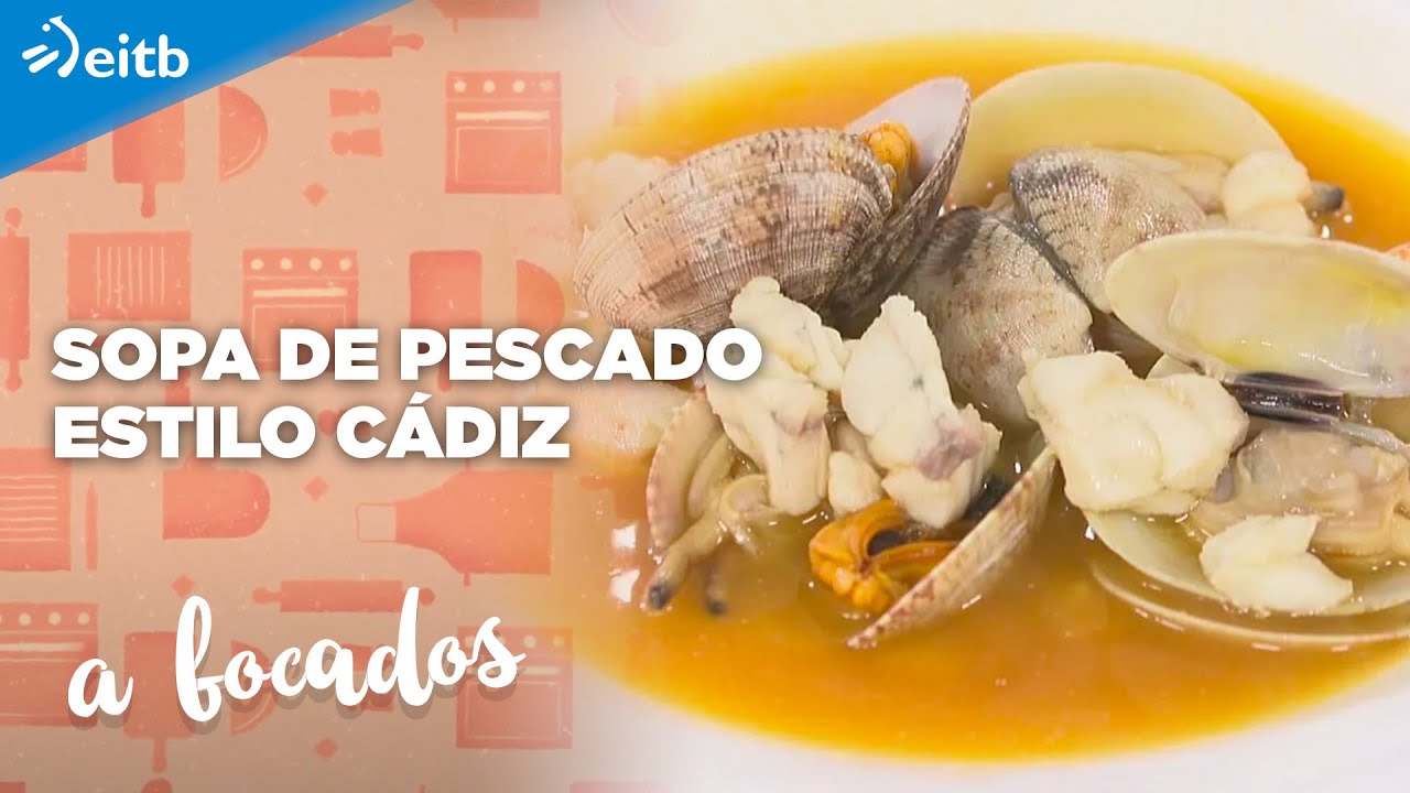 A BOCADOS: Sopa de pescado estilo Cádiz