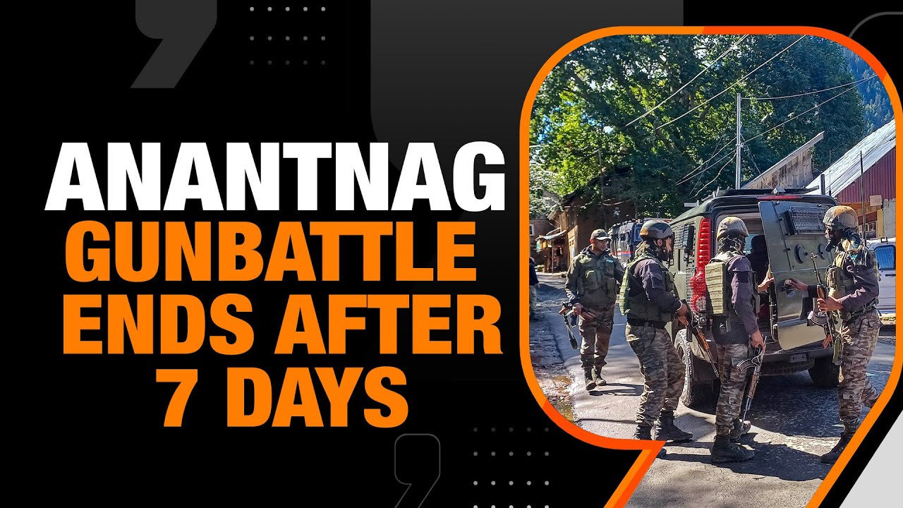 Anantnag Operation Ends After 7 Days: 2 Terrorists Killed, Mopping Up Drive to Continue | News9