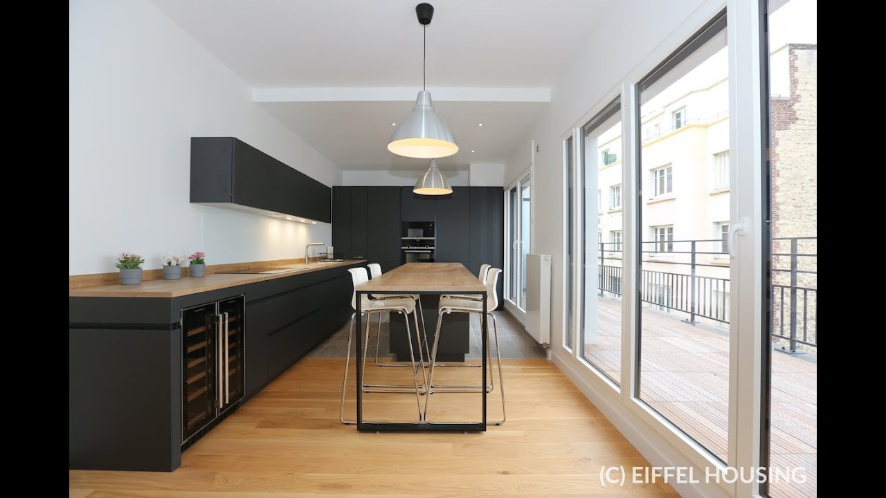 Rue du Point du Jour - Boulogne Billancourt - 139 sqm + 37 sqm private deck - Triplex - 4BR