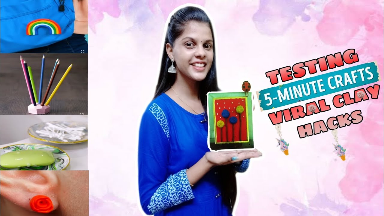 TESTING OUT VIRAL CLAY HACKS by 5 minute crafts [TAMIL]