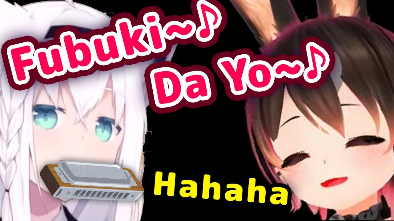 Fubuki Speaking With Roboco and Aki Through a Harmonica Is Too Cute 【ENG Sub/Hololive】
