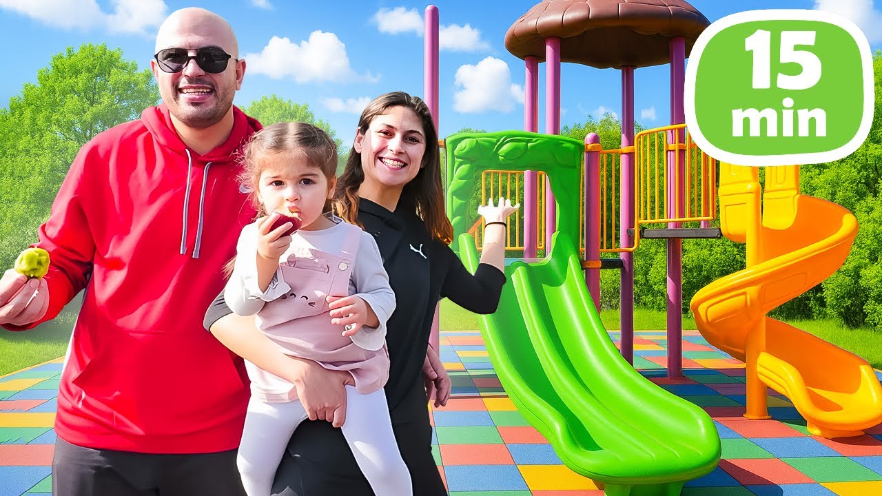 Ayşe, Defne ve Mesut ile piknik yapalım, misafirleri ağırlayalım ve ızgara yapalım! Aile Videoları.