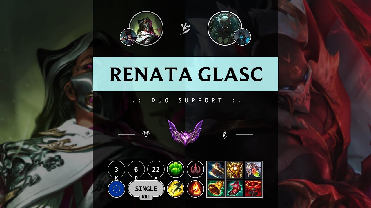 Renata Glasc Support vs Pyke - EUW Master Patch 14.10