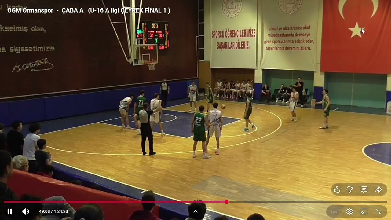 Arda Yelboğa 1 u16 1  Küme Çeyrek Final 1  Maç