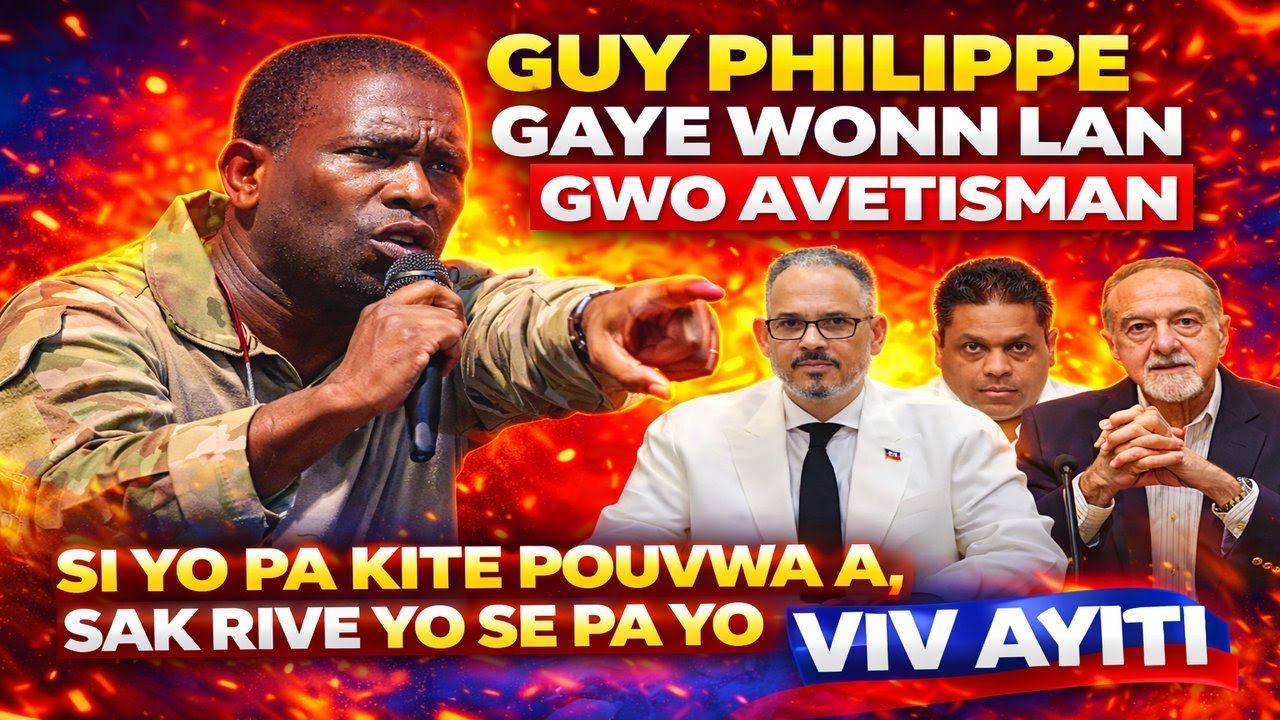 GUY PHILIPPE GAYE WONN LAN, SI YO PA KITE POUVWA, SAK RIVE YO SE PA YO, GWO AVETISMAN, REVOLISYON