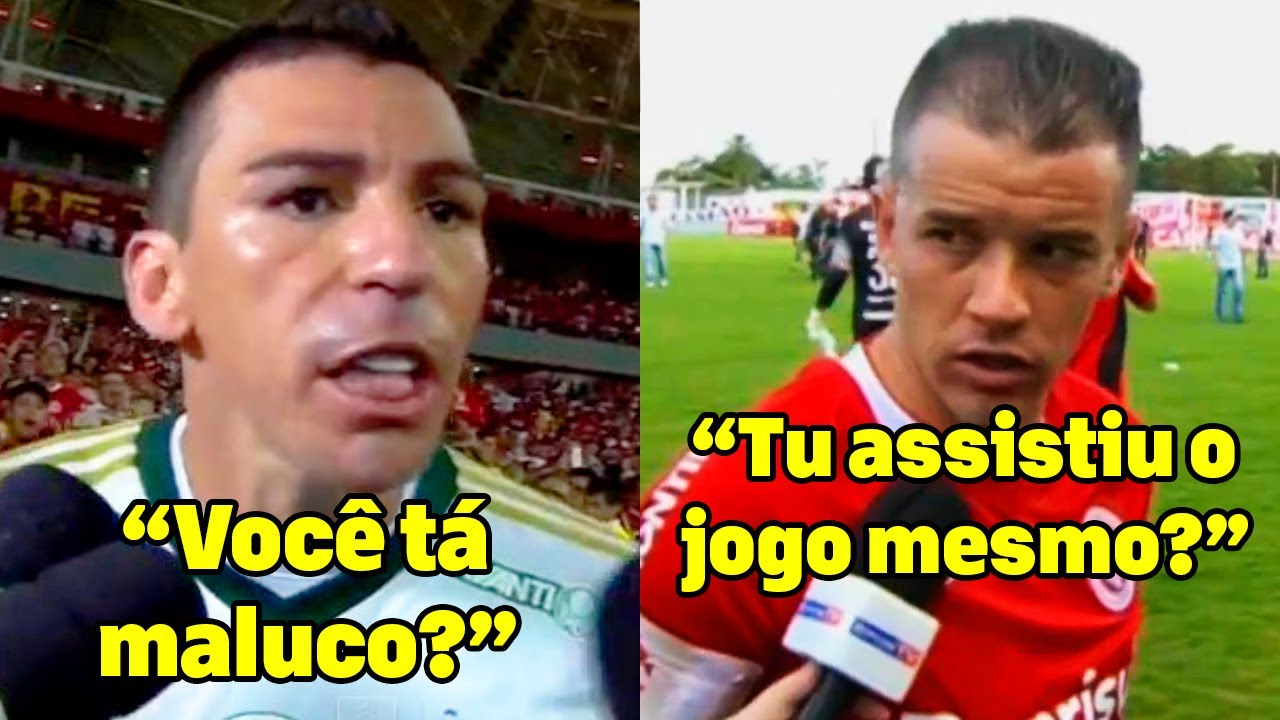 30 MINUTOS DE JOGADORES DANDO FORA EM REPÓRTERES