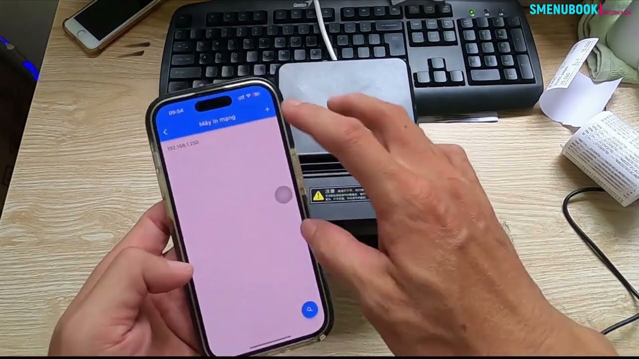 Kết Nối Máy In Hóa Đơn Xprinter LAN Với Điện Thoại | Smenubook