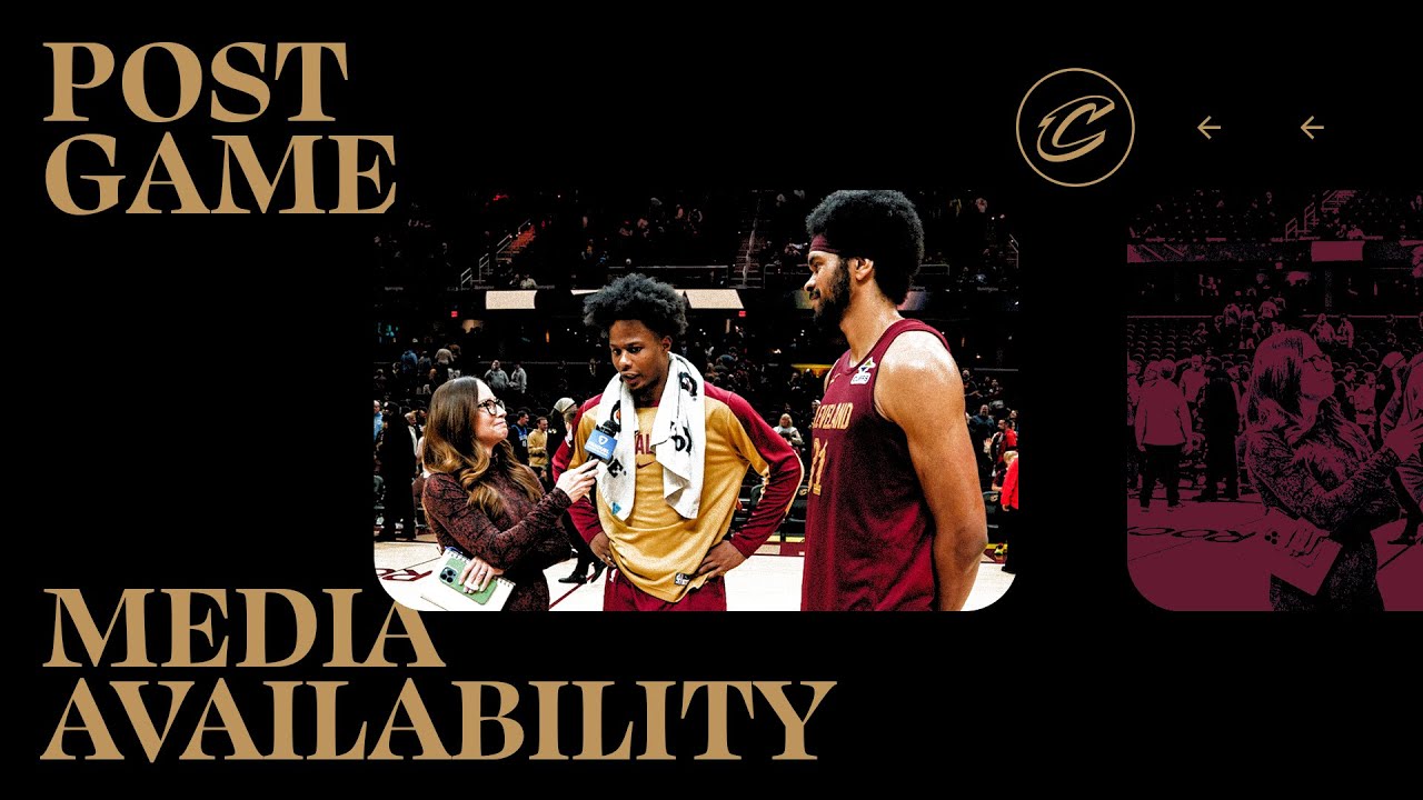 Cavs vs Knicks Post Game | Isaac Okoro, Jarrett Allen, Darius Garland | 4.2.2025