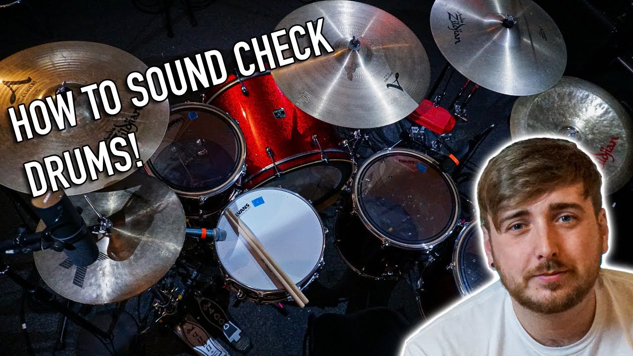 HOW TO Sound Check Drums LIKE A BOSS!