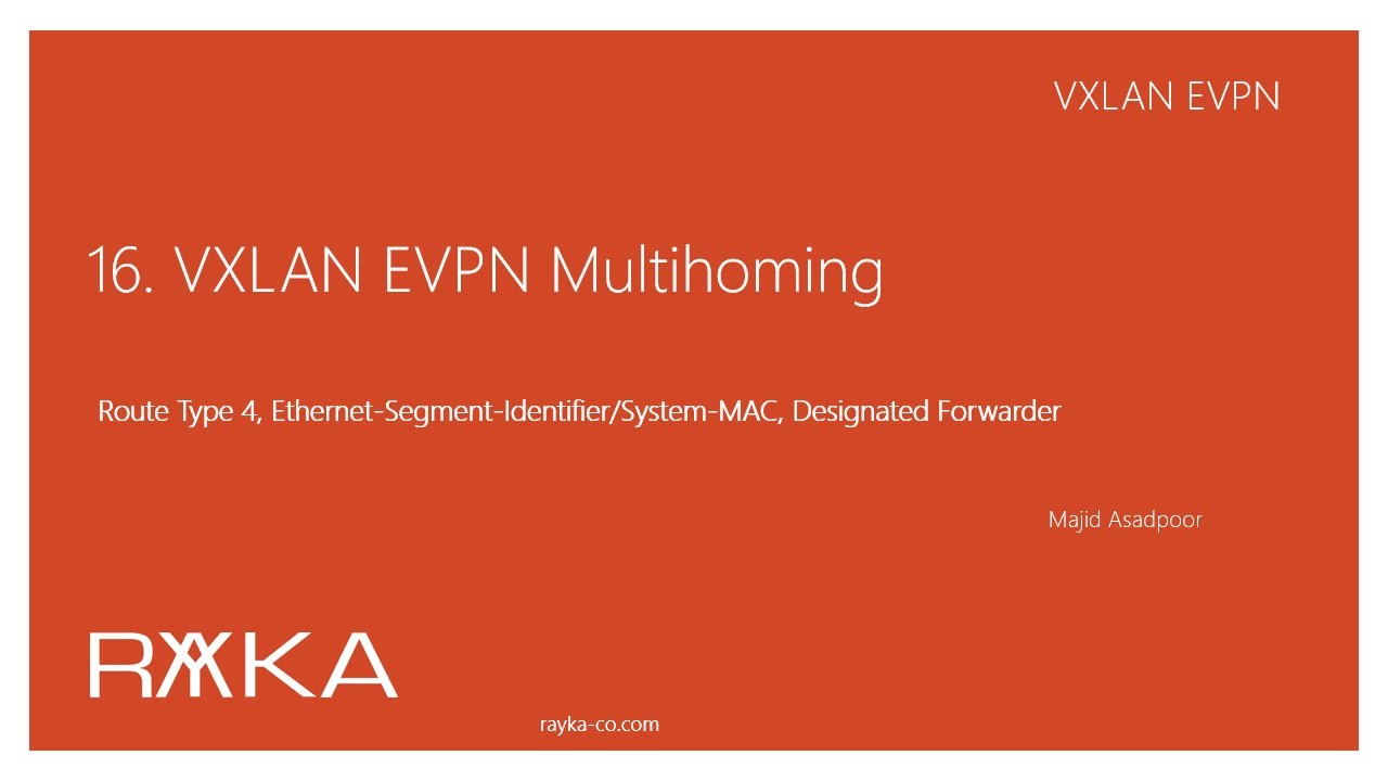 16. VXLAN EVPN Multihoming