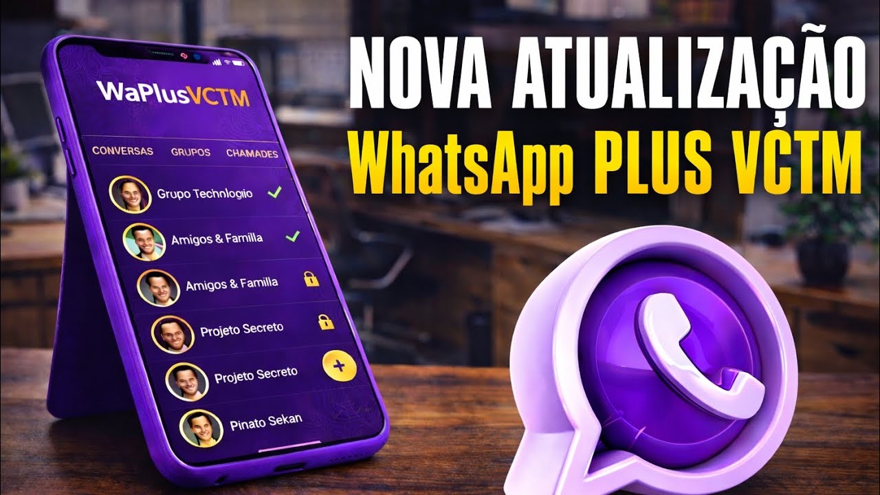 WhatsApp PLUS VCTM ATUALIZADO 😱 Nova Vers&atilde;o com Fun&ccedil;&otilde;es INSANAS!