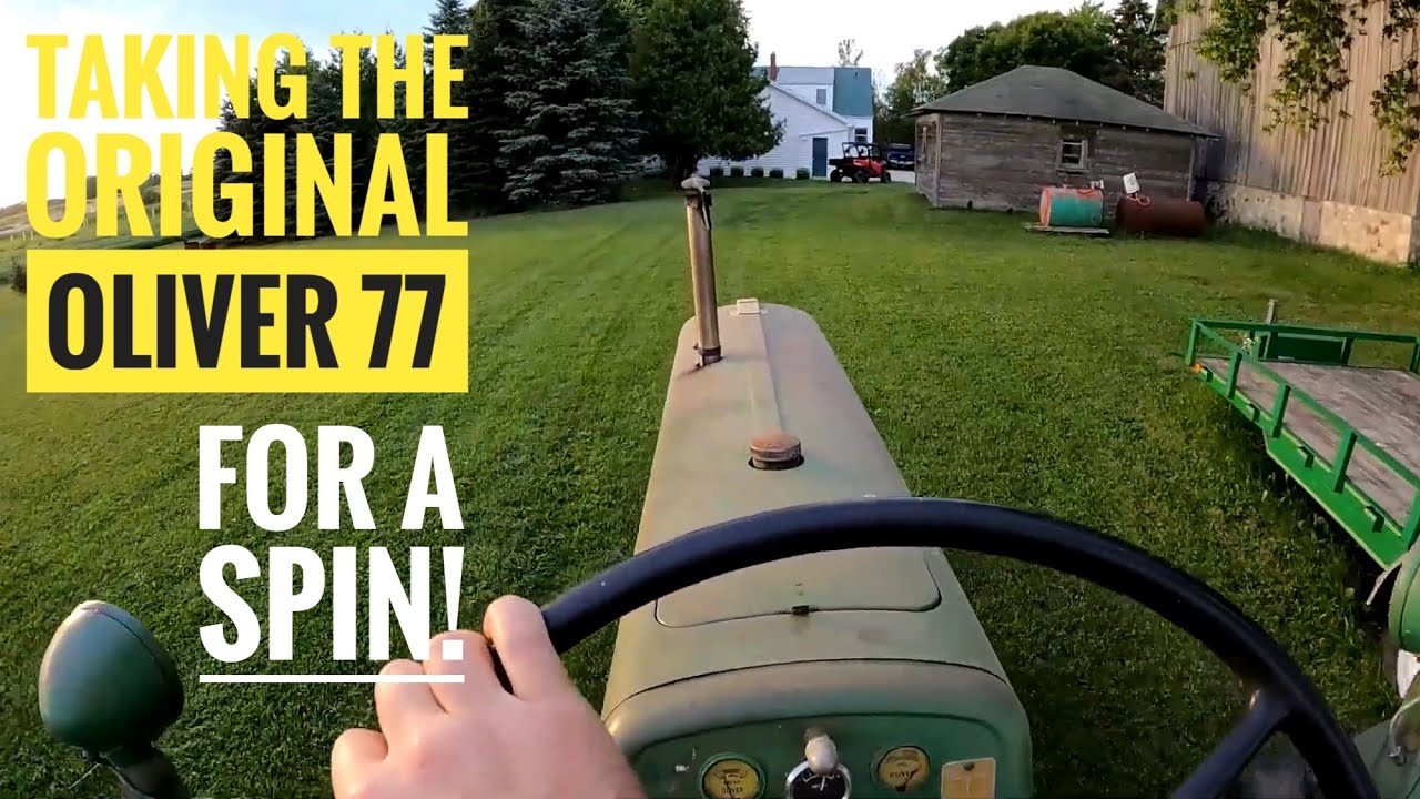 Original Oliver 77: Not The First Start Of The Year, But The First Drive!