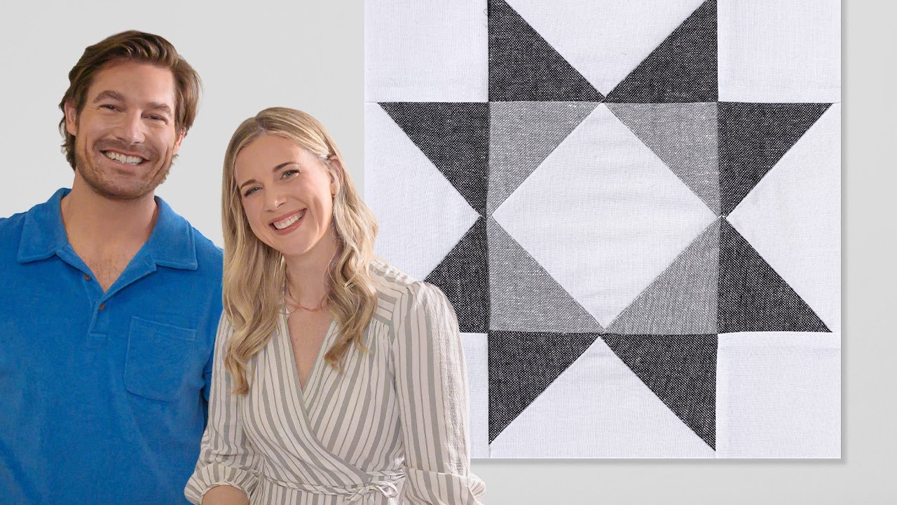 How To Make a Sawtooth Star Block - Useful Quilting Tips & Tricks | At Home with Misty & Craig Ep 2