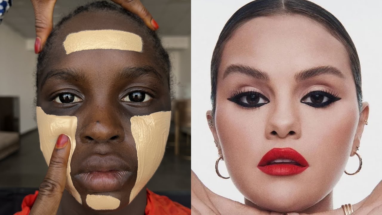 Makeup Transformation Selena Gomez 😱 Cirugía Plástica 😳🔥 #makeuptutorial