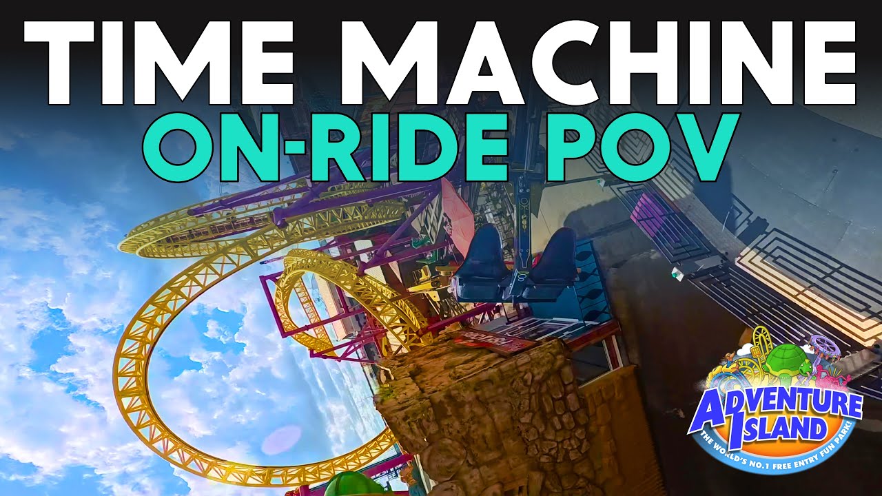 TIME MACHINE - On-Ride POV 4K 60FPS - Adventure Island SOUTHEND