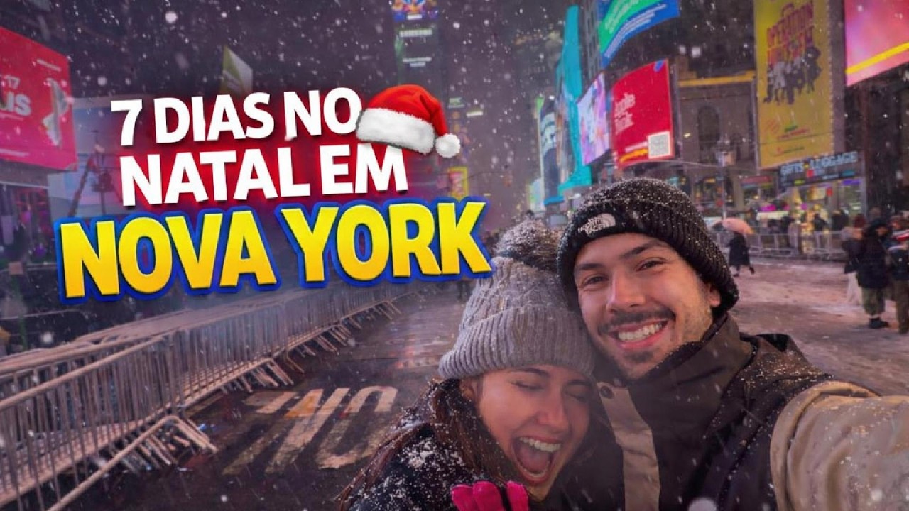 Entre Luzes e Neve: 7 Dias em NYC no Natal