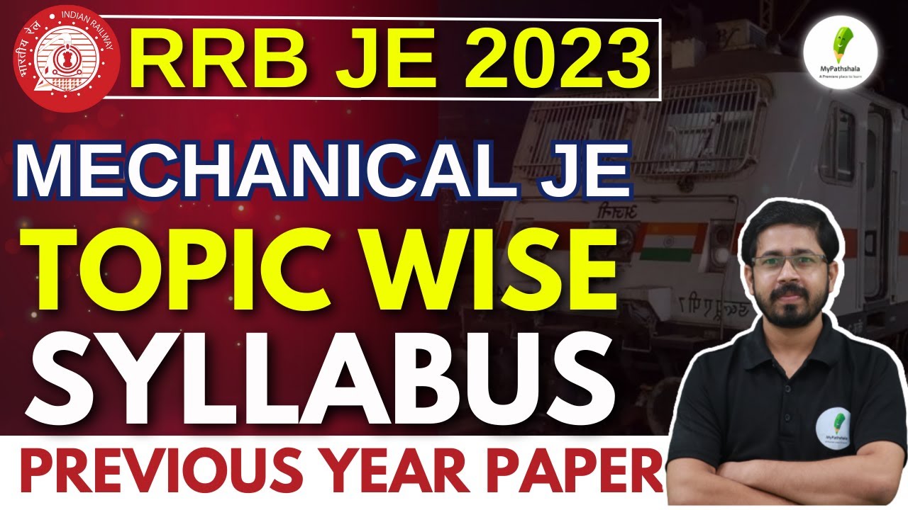 RRB JE 2023 | Topic Wise Syllabus | Exam Pattern | By - Yogi Sir|RRB JE New Vacancy| ALP New Vacancy