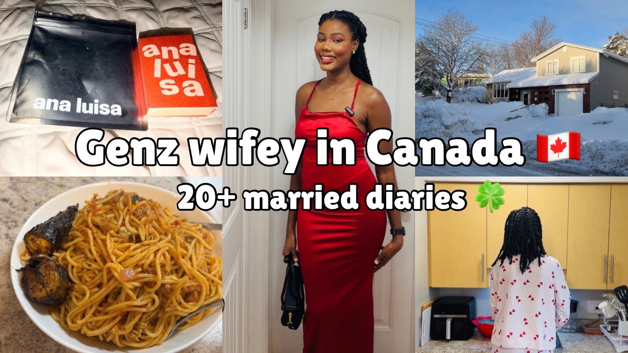 Vlog: Valentine’s dinner date with my husband ft Ana Luisa 🌷| home cooking | work in Canada 🇨🇦 