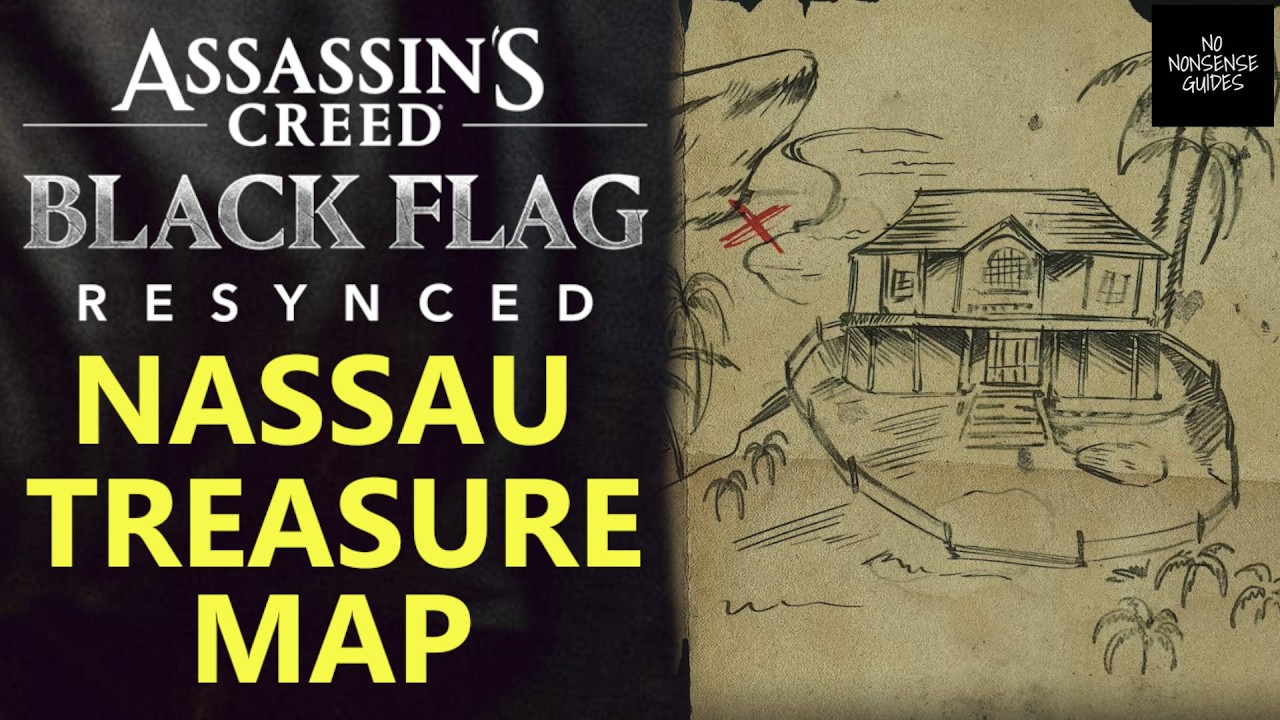 AC Black Flag Nassau Treasure Map Solution