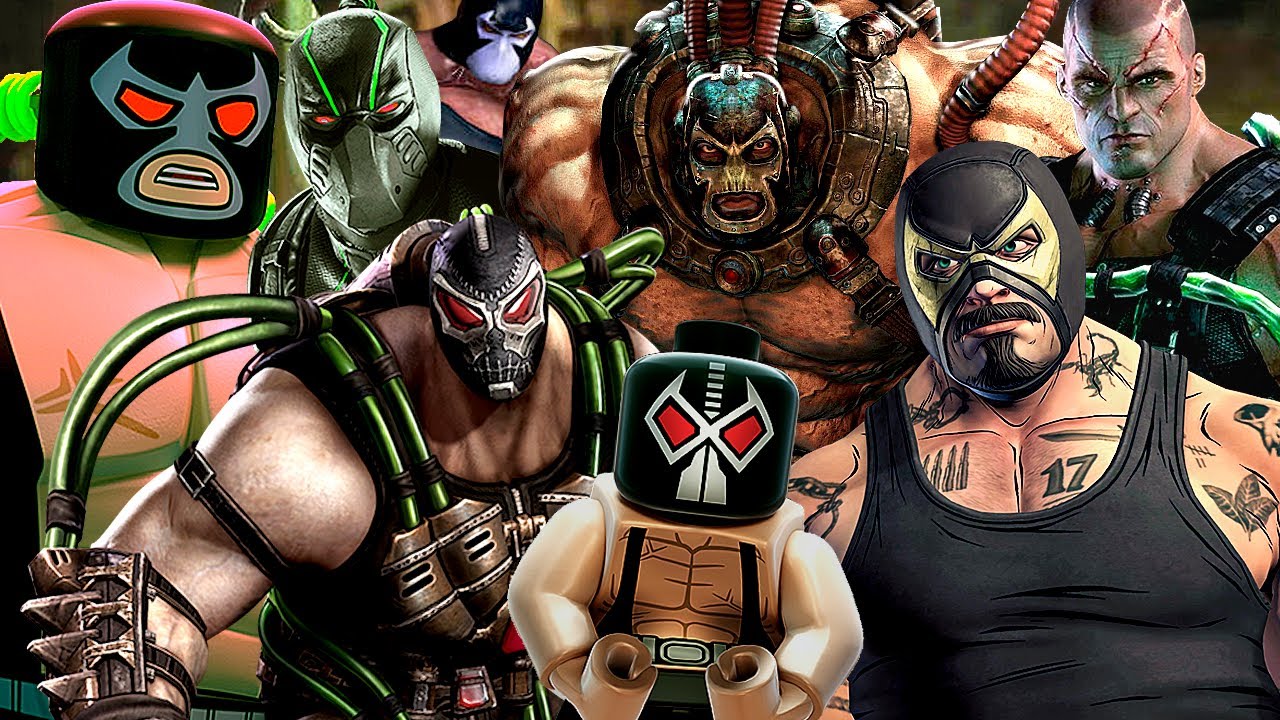 Evolution of Bane in Batman Games 1998 - 2018