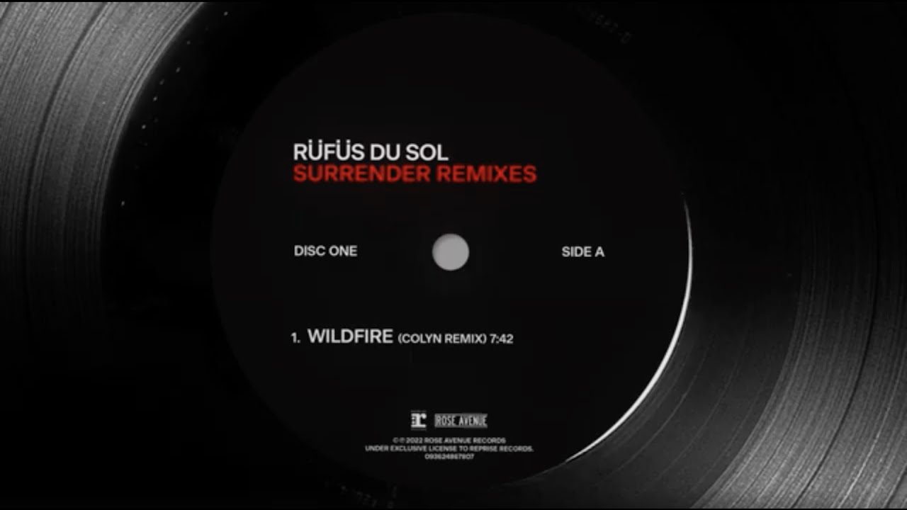 R&Uuml;FUS DU SOL - Wildfire (Colyn Remix) [Official Audio]
