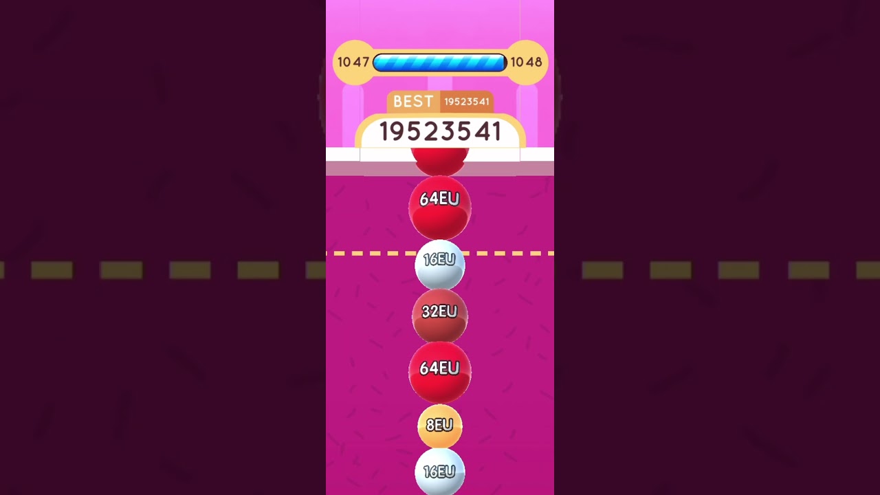 i am unable to fail 💀 - 2048 Balls 3D #shorts