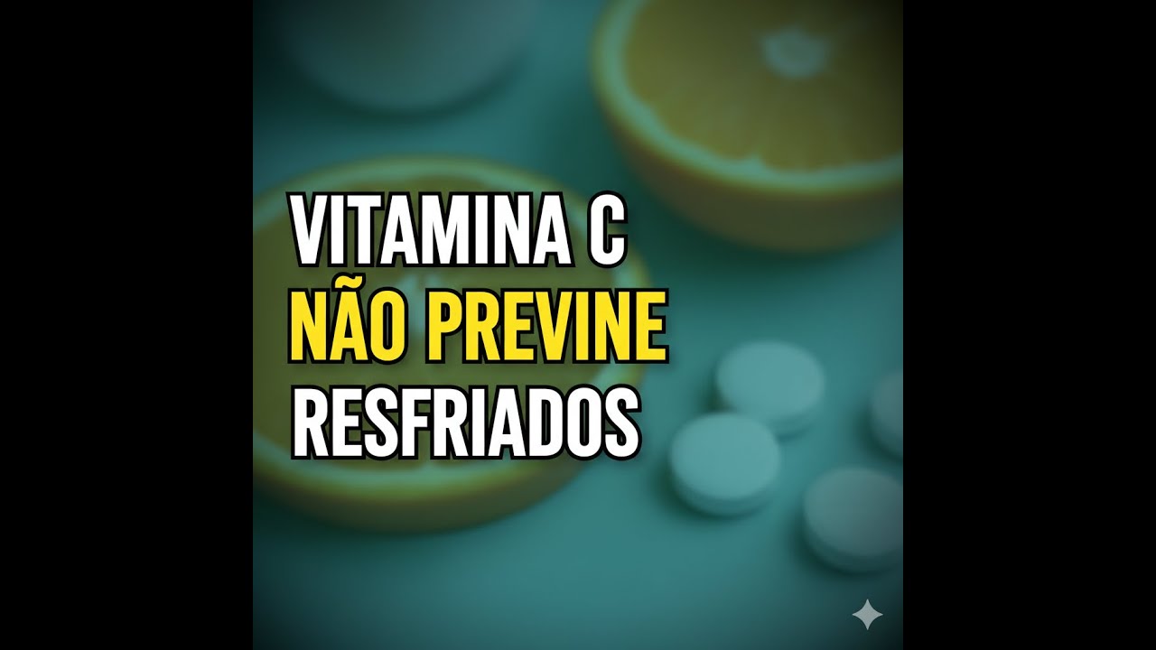 Vitamina C NÃO previne resfriado? O que a ciência realmente mostra