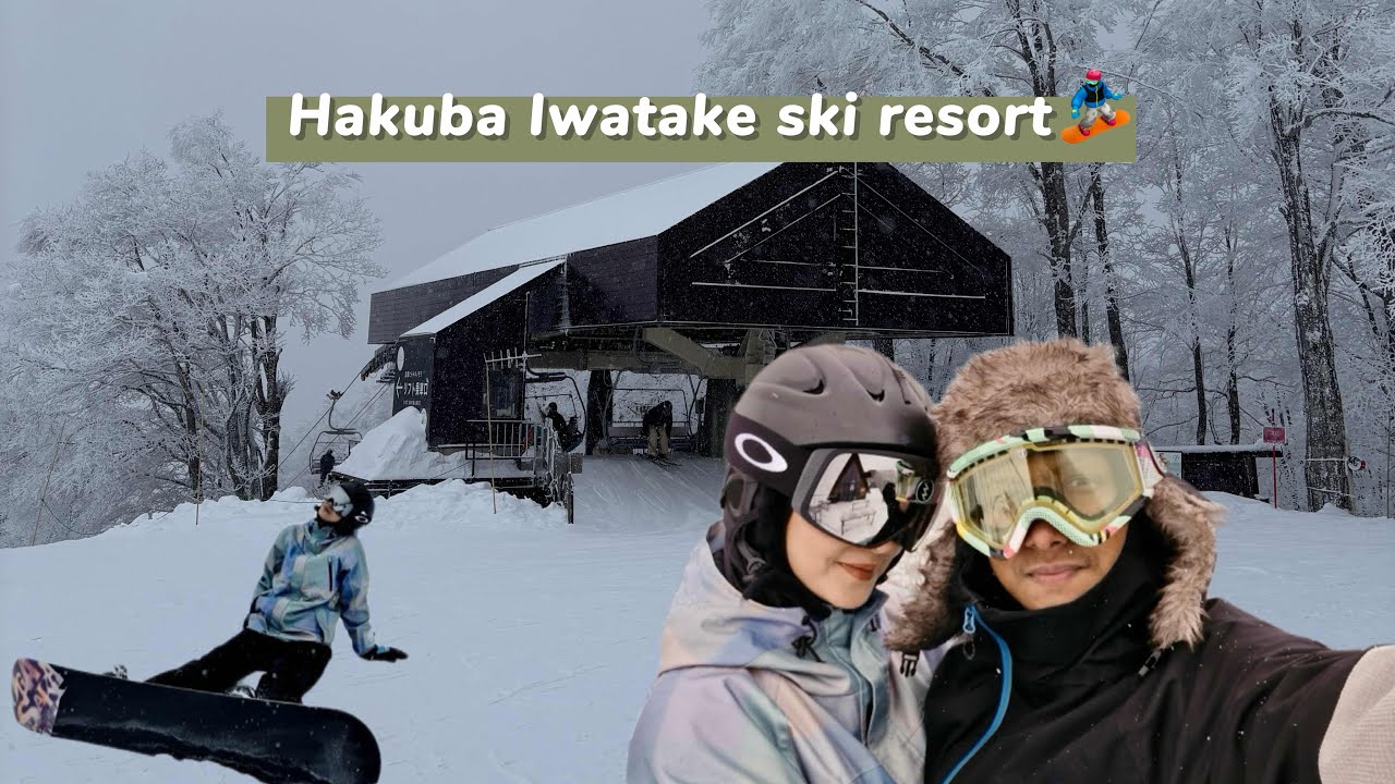Snowboard with my Husband #snowboarding #couples #japan #白馬岳 