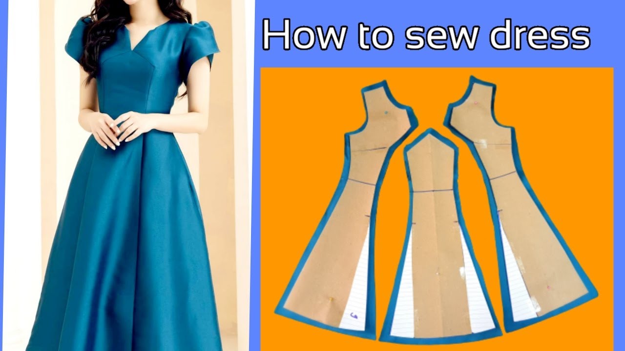 149 - Hướng dẫn cắt may Đầm theo phương pháp xoay chuyển ly |Le fashion |how to sew dress |