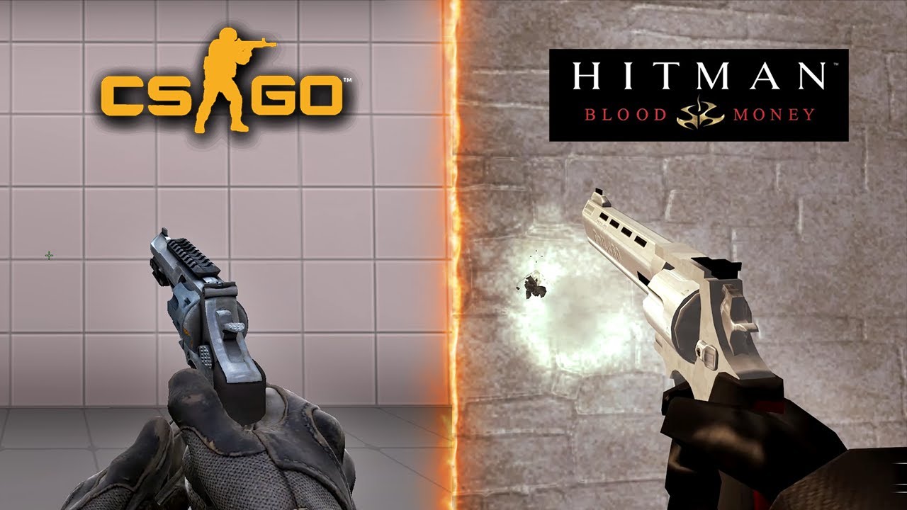 CSGO VS Hitman:Blood Money Weapons Comparison