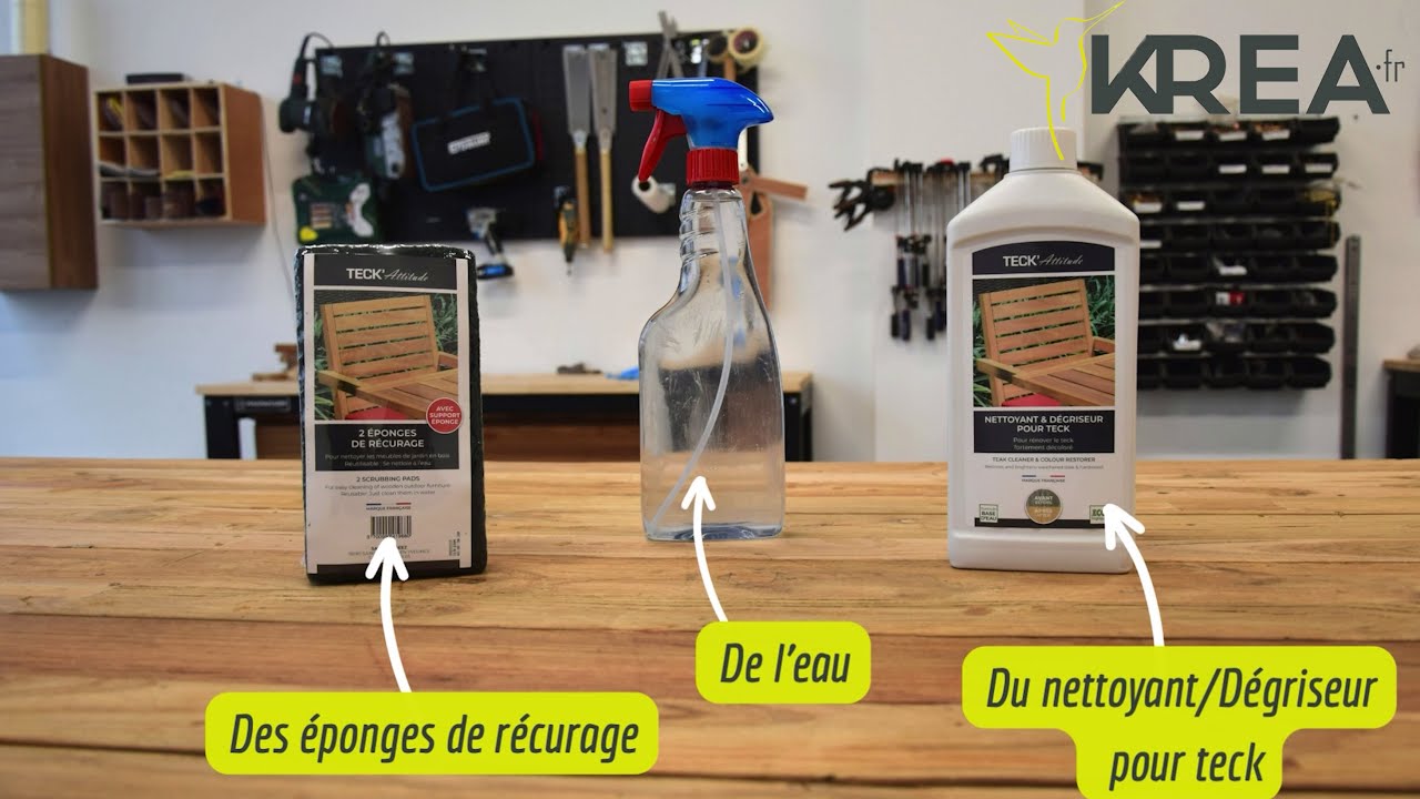 Comment dégriser un meuble en teck