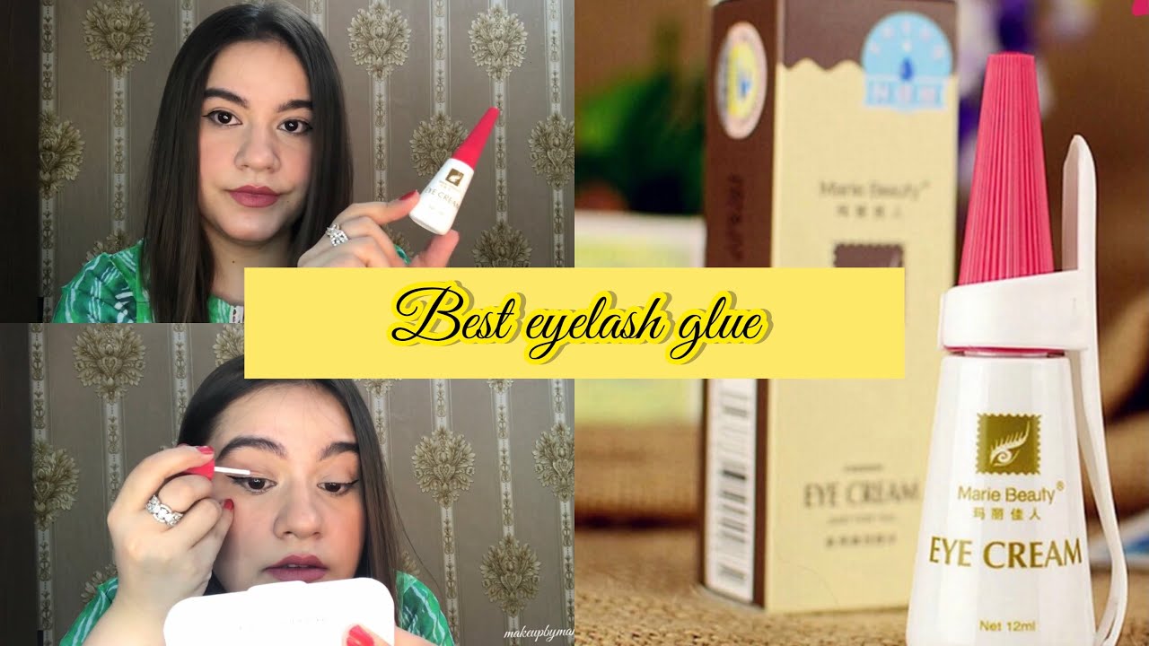 Best Eyelash glue / marie beauty eye cream review