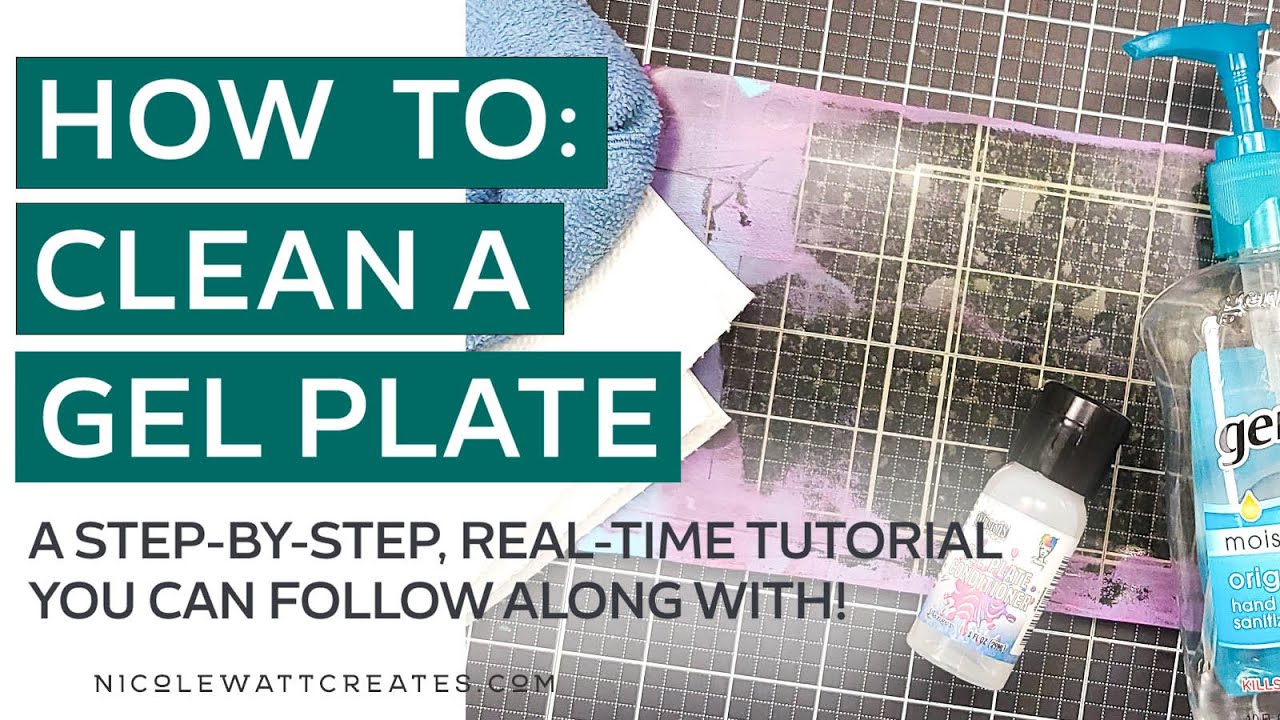 How To: Clean & Store a Gel Plate | Craft Tool Care