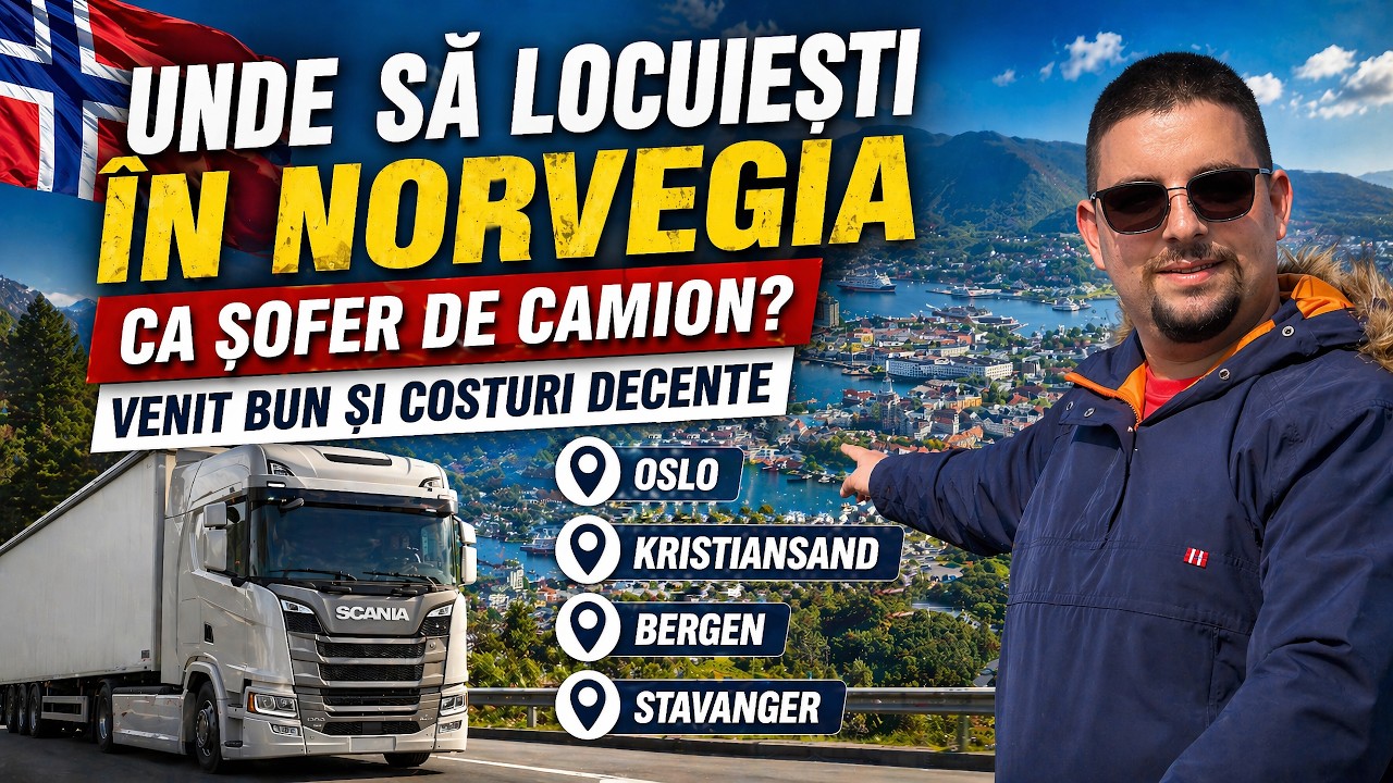 Unde să locuiești în Norvegia ca șofer de camion?