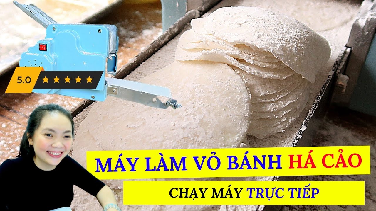 Máy làm vỏ há cảo ngon - không bị dính bánh | Hotline 0704.573.229| VinaIrato