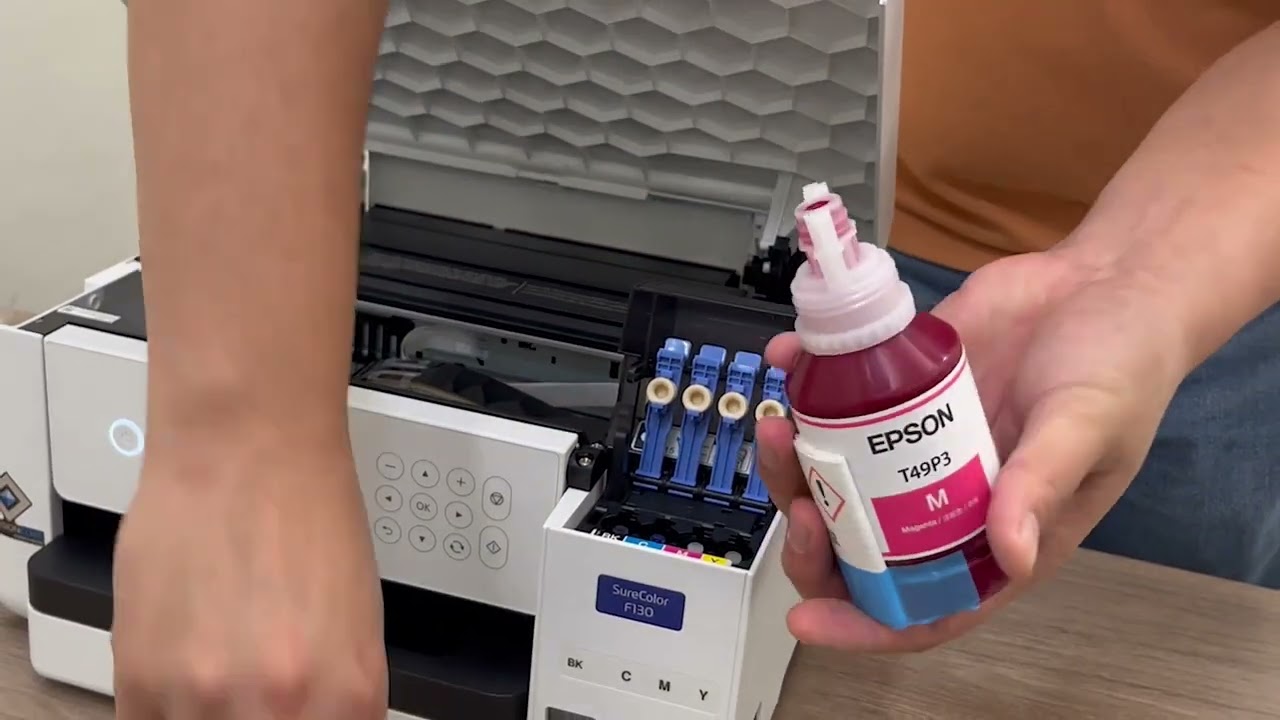 Epson SureColor SC F130 Open box with setup