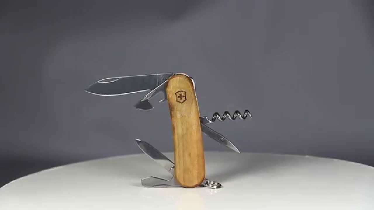 Knife Cutit Briceag Victorinox Delemont 2.3801.63 EvoWood 10 - www.incort.ro